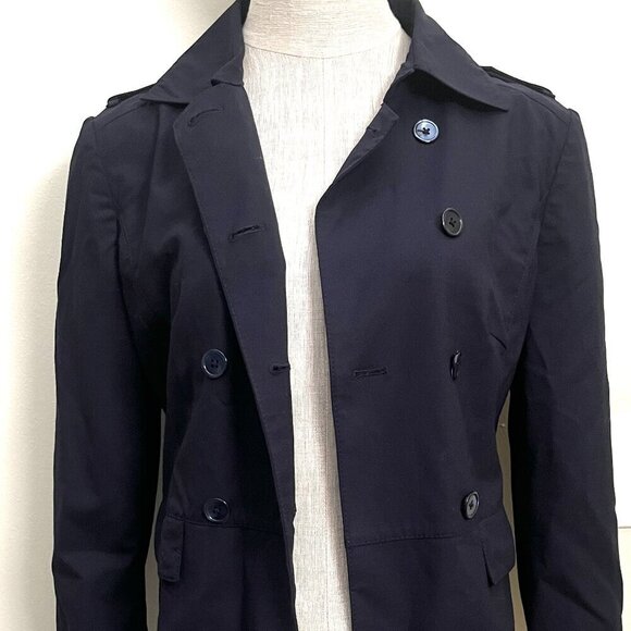 $3750 BELVEST DOUBLE BREASTED NAVY BLUE JACKET 4 - Picture 11 of 15